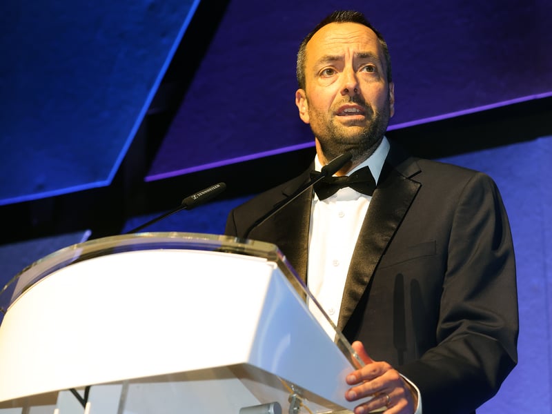 Editor in chief Martin Wright at the Express and Star Business Awards 2026