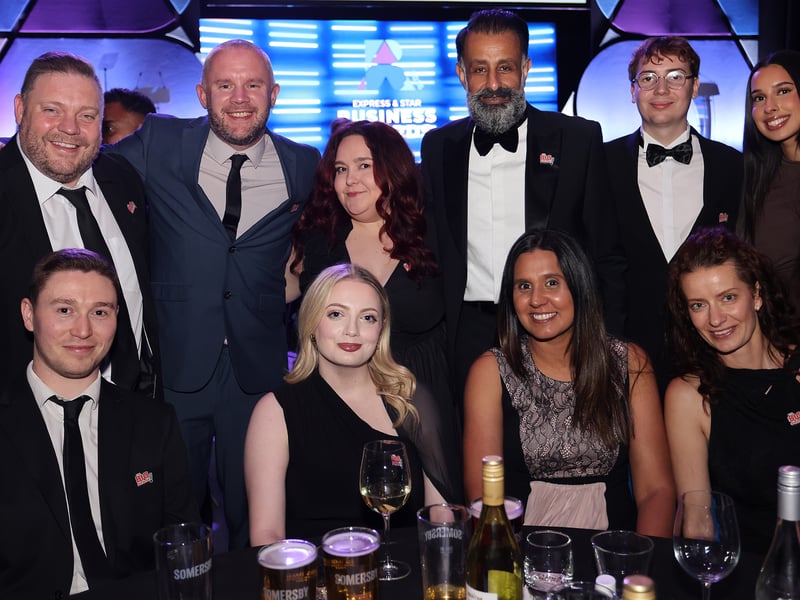 Express and Star Business Awards 2026 at the Halls, University of Wolverhampton.
Pictured are the Sustainability Award winners, The Big Phone Store.