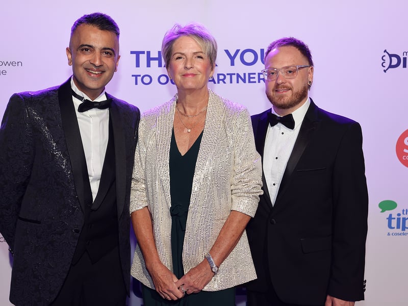 Express and Star Business Awards 2026 at the Halls, University of Wolverhampton.
Compton Care, from left to right, Steve Samra, Rachel Overfield and Aaron Smith.