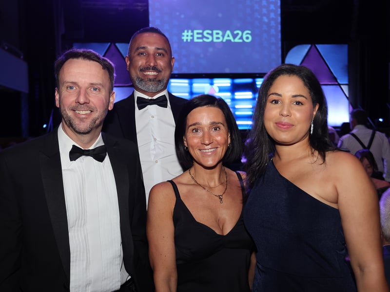 Express and Star Business Awards 2026 at the Halls, University of Wolverhampton.
Pictured are the Tipton & Coseley Building Society
Picture by Phil Blagg Photography.