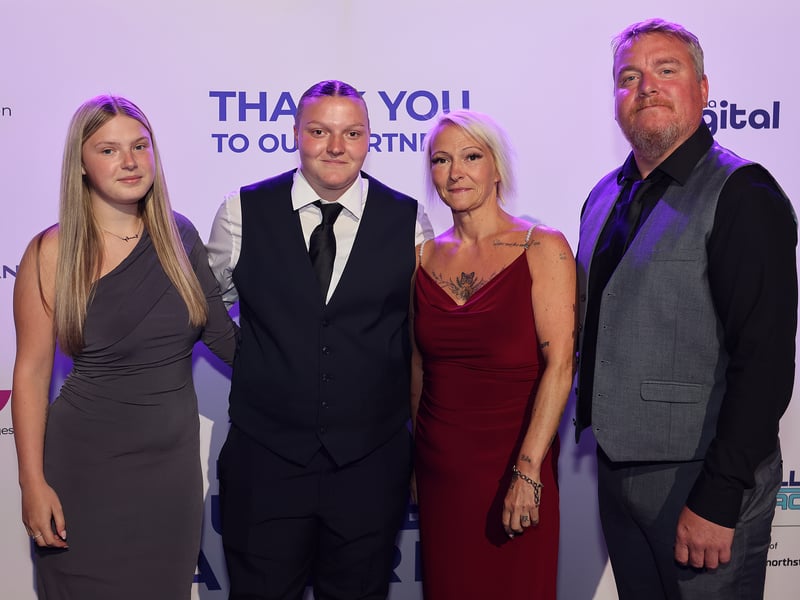 Express and Star Business Awards 2026 at the Halls, University of Wolverhampton.
Apprentice of the Year winner, Katie Robinson, Doocey Group (2nd from left)