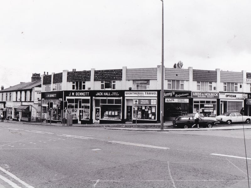Do you remember these shops? Pictured in October 1985.
