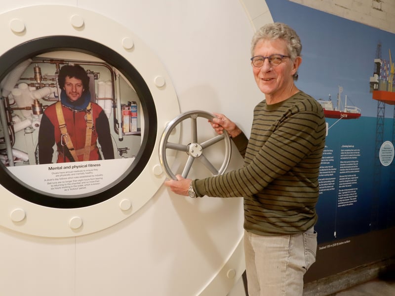 The Diving Museum Gosport - Pictured: Cllr Kevin Casey
Picture: Habibur Rahman