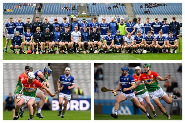 Laois V Carlow in Joe McDonagh Cup. Pic: Sportsfile