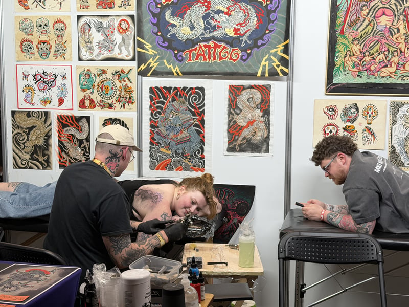 Leeds Tattoo Expo is being held at the first direct bank arena this weekend.