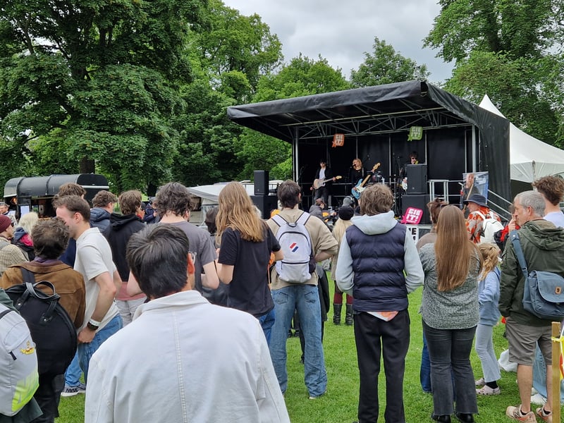 Crowds enjoyed lots of live music across various stages at the Meadows Festival on Saturday.