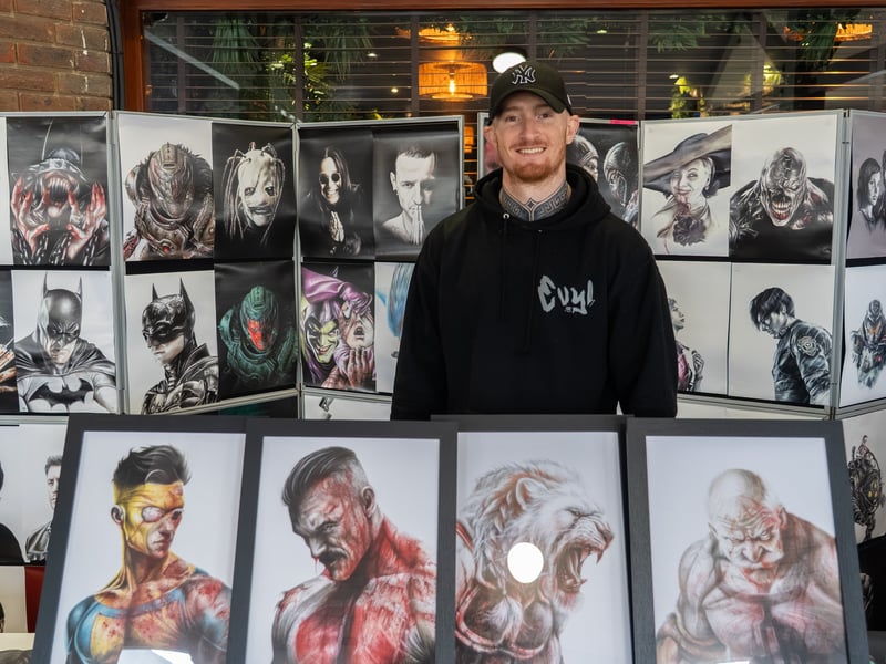 Port Solent Comic Con 2026 in Port Solent. Pictured is Wil Shrike. Pictured by Alec Chapman