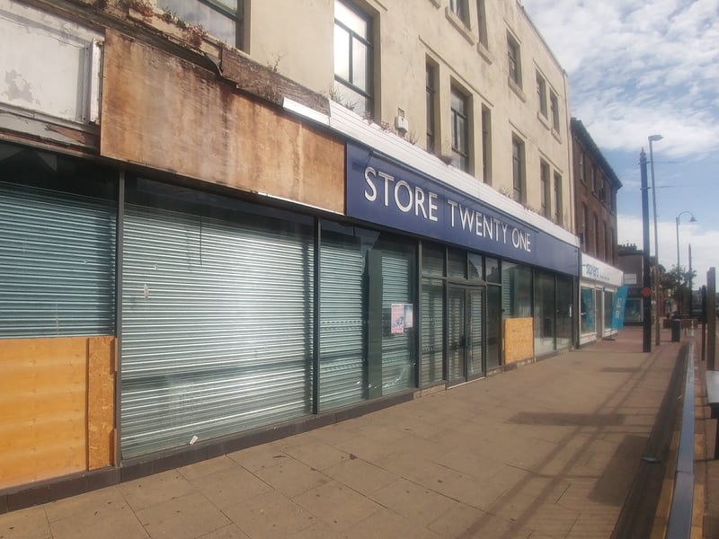 Store Twenty One, after it closed down