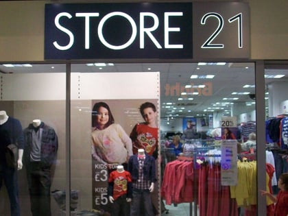 A peek at what a new Store Twenty One would look like. It was a nationwide chain selling fashions, homeware and toys.