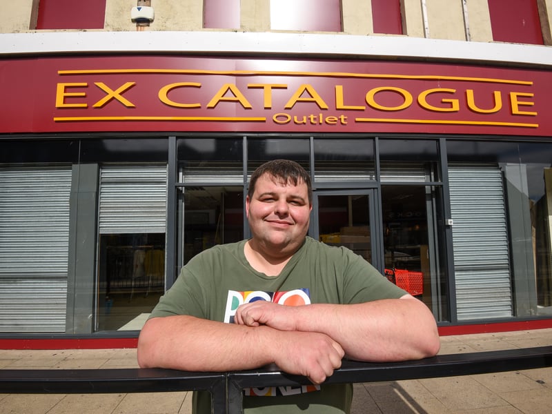 Gareth Robb opened Ex Catalogue store in Lord St, Fleetwood