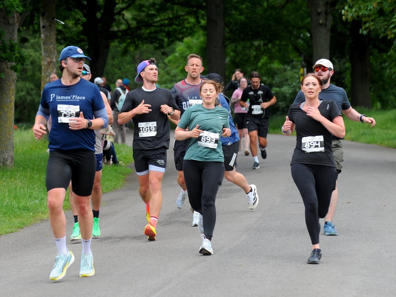 Each race was mapped out for those taking part.