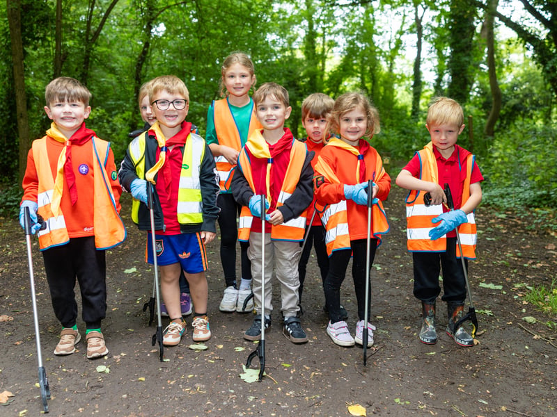 Scouts from the 62nd Portsmouth (Cosham) group 