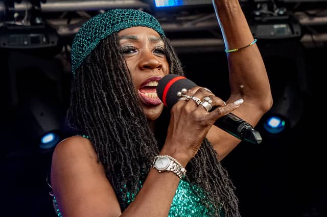 Heather Small at Blackpool Pride Festival. Image: Elizabeth Gomm Photography