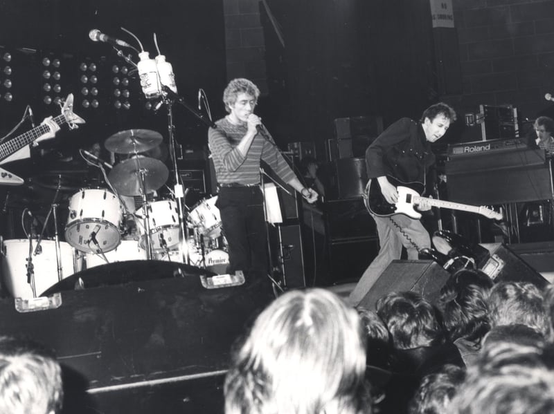 The Who on stage at Sheffield City Hall, on January 26, 1981