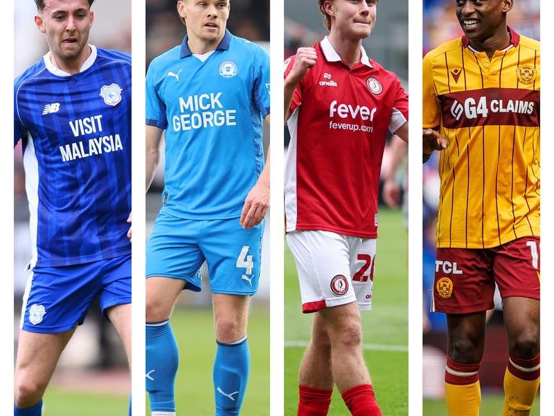 From left to right: Ryan Wintle, Archie Collins, Sam Bell and Tawanda Maswanhise have all been offered up as players Pompey fans would like to sign this summer.
