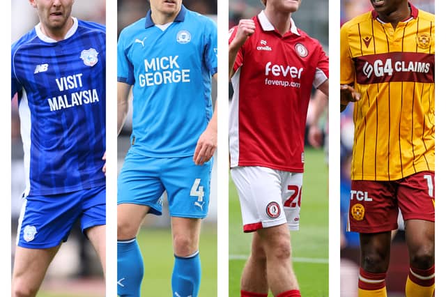From left to right: Ryan Wintle, Archie Collins, Sam Bell and Tawanda Maswanhise have all been offered up as players Pompey fans would like to sign this summer.