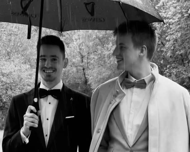 Adam Hencek and Tomas Feuller were married in recent months