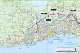 Galway Ring Road map 