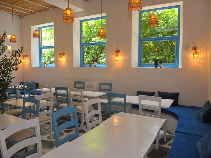 The dining area at the new Souvlaki Corner in Morley.