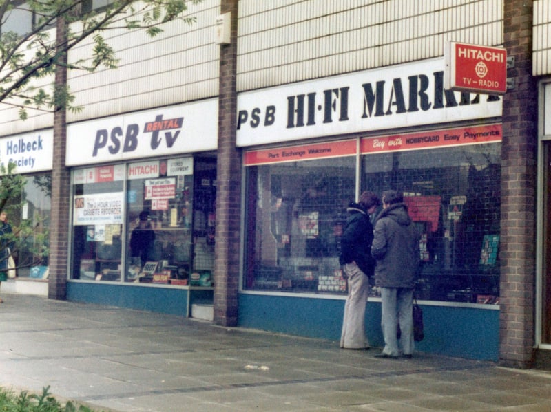 PSB Rental and TV Shop on the south side of Selby Road. The parade of shops was redeveloped and is located opposite Milestone Yard.