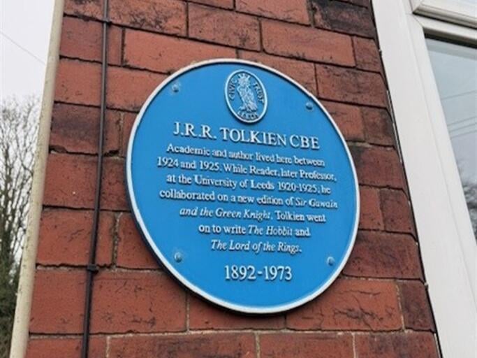 A blue plaque is outside the property revealing it's unexpected history