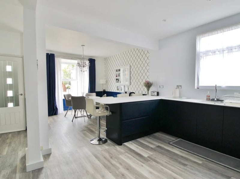 Take a look inside this two bedroom end of terrace Southsea home that comes with a pub. 