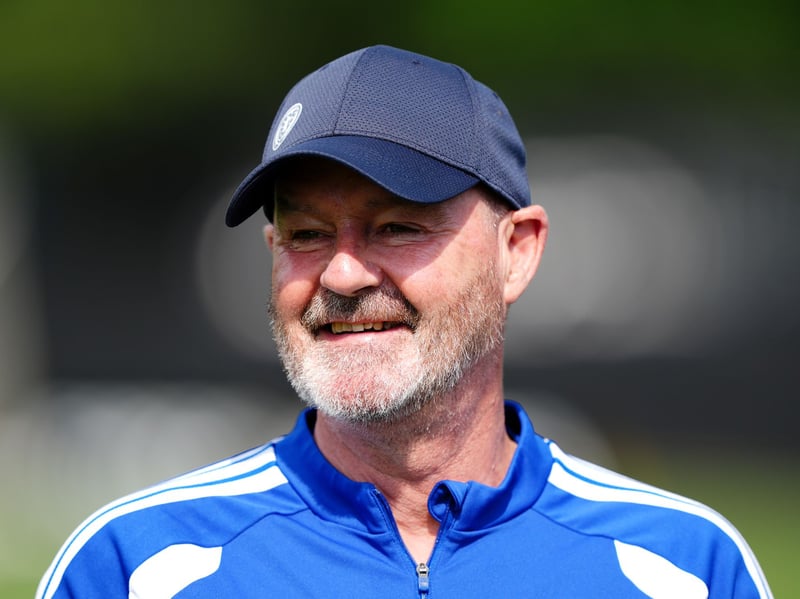 Scotland head coach Steve Clarke during a training session at the Atrium Health Training Ground in Charlotte, North Carolina.
