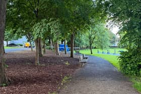 Gardaí cordoned off this area of University of Galway campus on Sunday after a man was found unresponsive. He was later pronounced dead at UHG 