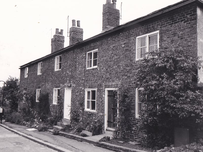 Some of the cottages on Park Road in old Colton pictured in September 1986.