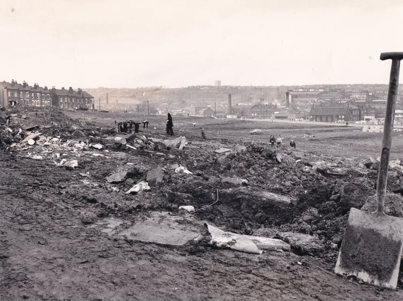 February 1973 and large parts of Little London had been flattened to the ground.