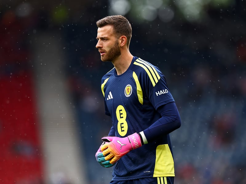 The Nottingham Forest goalkeeper has the number one jersey at the World Cup, much like he did at Euro 2024 where he started all three of Scotland's group stage fixtures.