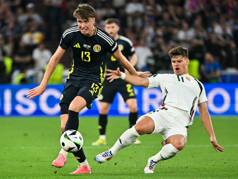The experienced centre-back began Euro 2020 as Clarke's first choice, but lost his place for the games against England and Croatia. Regained his place come Euro 2024, where he started all three of Scotland's group fixtures, playing the full 90 minutes in each.