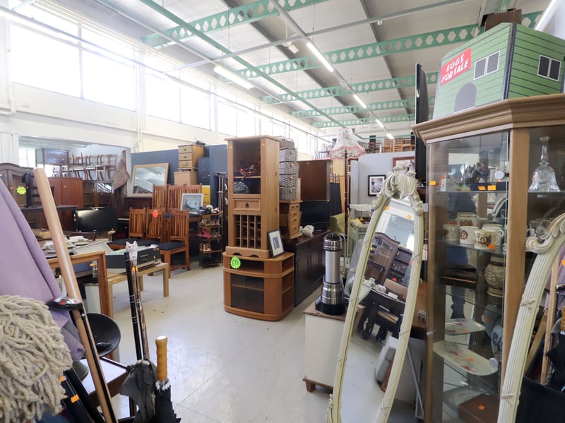 Inside The Junk Emporium on the Roundabout on Northern Road, Cosham.
