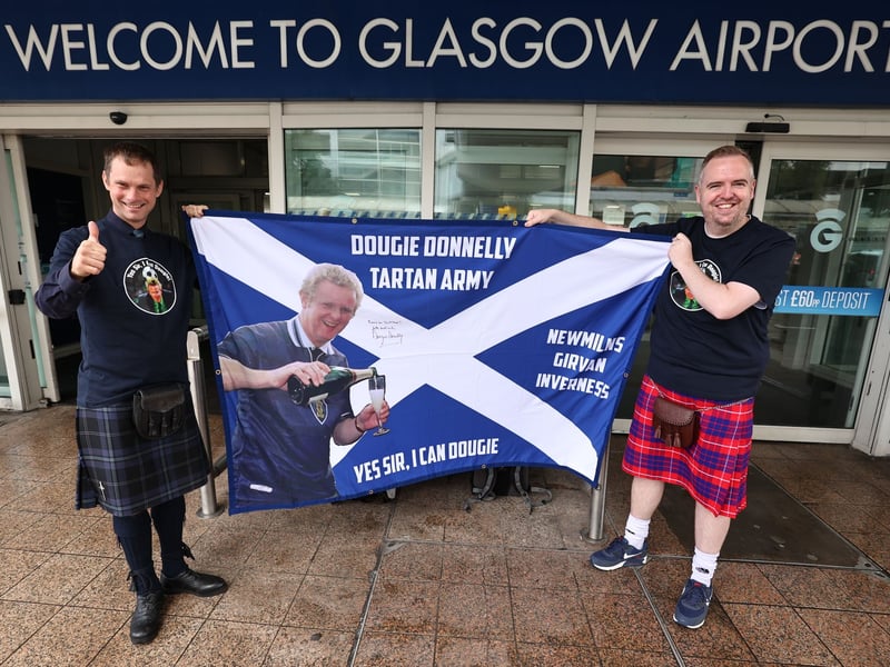 More flag fun from the Tartan Army.
