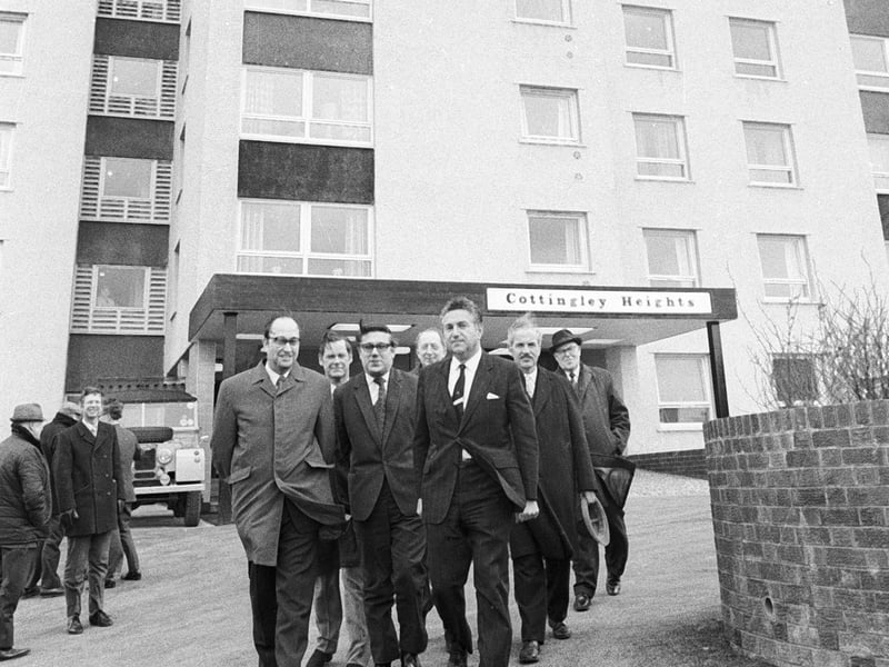 The opening of Cottingley Heights in April 1972.