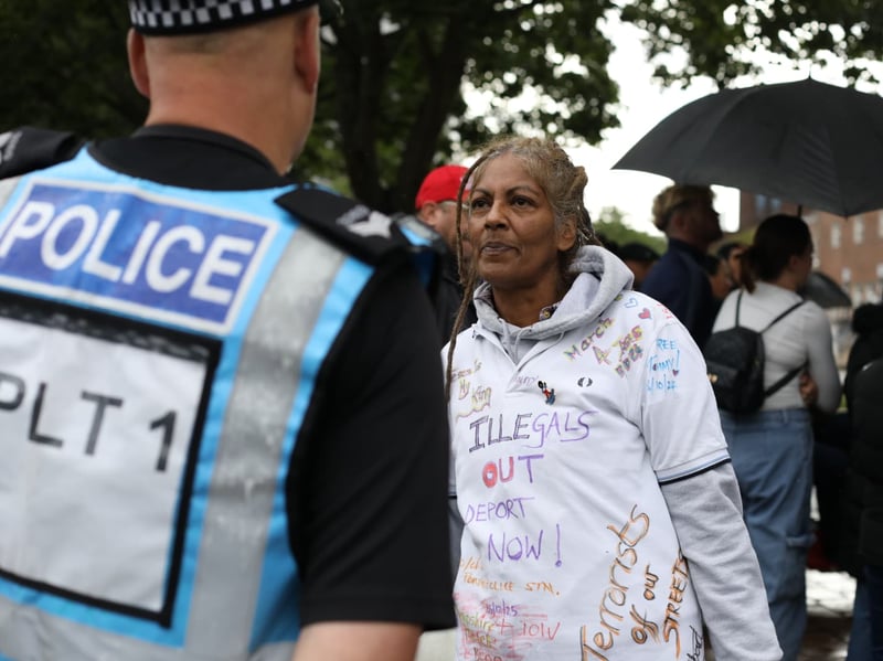 A protest was held outside Portsmouth Police Station on Wednesday, June 10 following the murder of Henry Nowak.