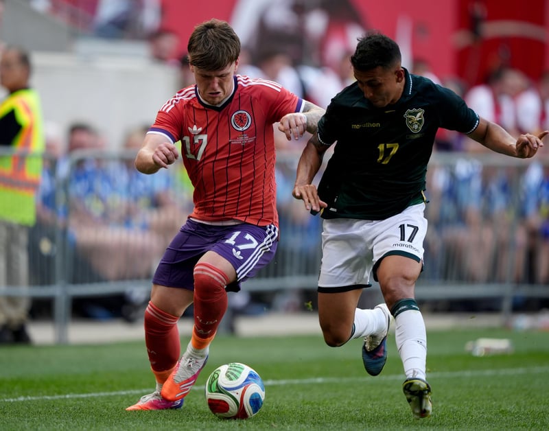 His performance against Bolivia was heartening. One of the few players in the Scotland squad who is capable of dribbling past opponents at pace. End product can be a bit scratchy but that's wingers for you. He will keep Haiti on their toes. Has to start.