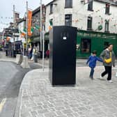 Galway's newest 'black box' has attracted negative commentary online. It is infrastructure installed for Galway City Council to facilitate new automated bollards to protect Cross Street pedestrian zone