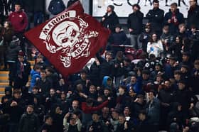 Galway United supporters at Eamonn Deacy Park.