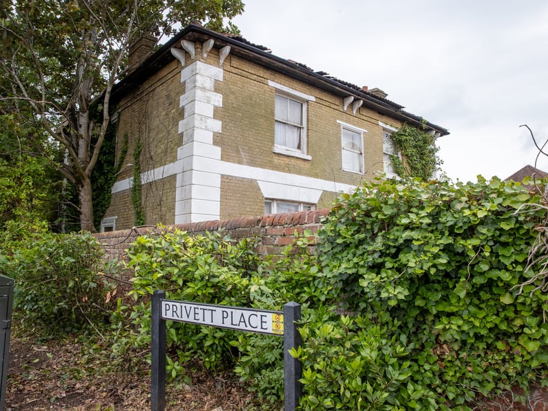 Fire has torn through an old property which was due to be dismantled and reclaimed on Privett Road in Gosport.
Pictured - The property of Privett Place with fire damage
Photos by Alex Shute