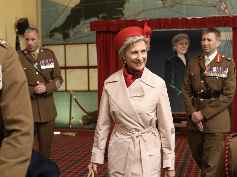Her Royal Highness The Duchess of Gloucester KG GCVO attended the Corps of Military Police centenary in Southwick Park on June 11, 2026.