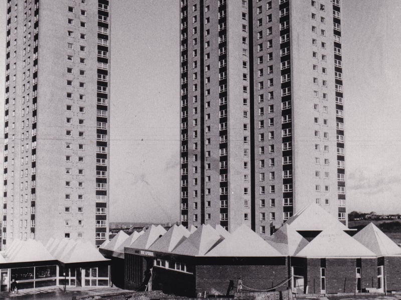 Cottingley Towers pictured in December 1974.