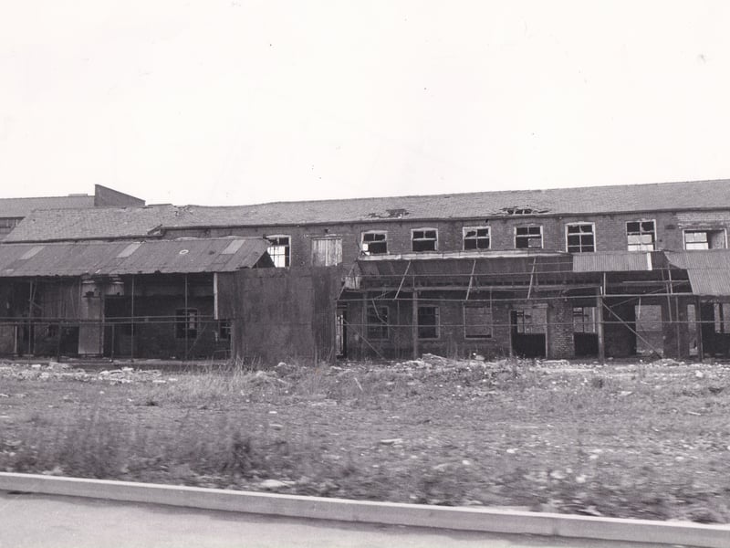 Old buildings in the Meadow Lane area pictured in April 1973.