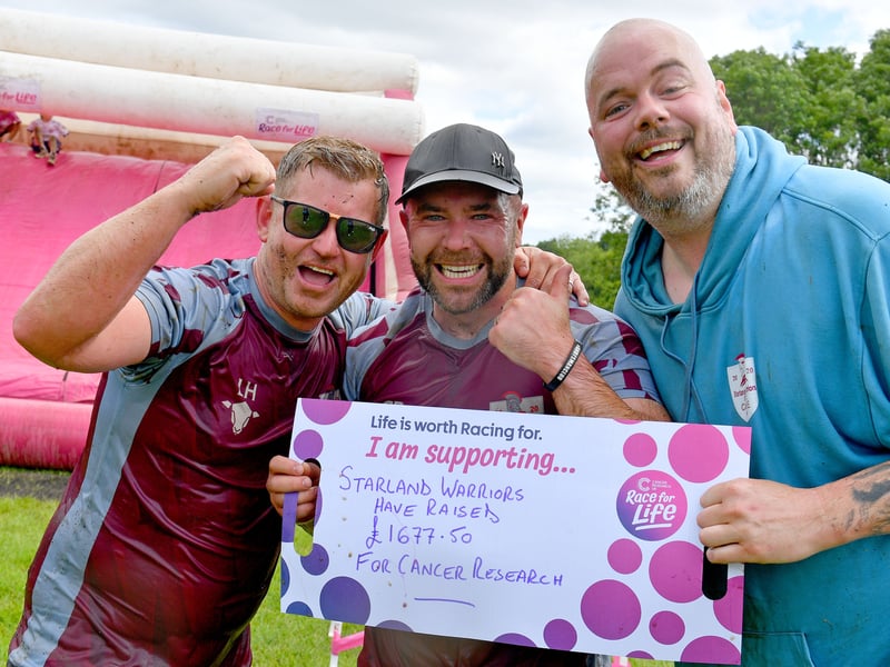 Race For Life Pretty Muddy event at Sandwell Valley Park.
