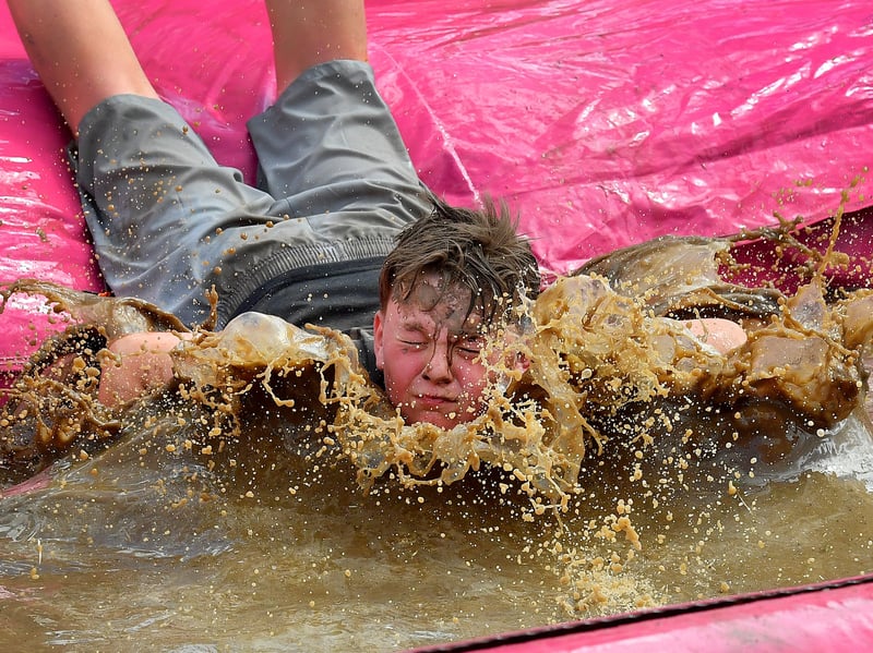 Race For Life Pretty Muddy event at Sandwell Valley Park.