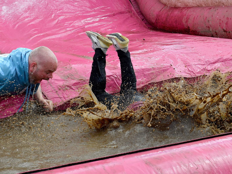 Race For Life Pretty Muddy event at Sandwell Valley Park.