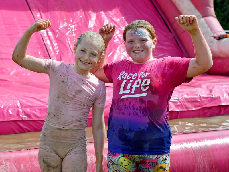 Race For Life Pretty Muddy event at Sandwell Valley Park.