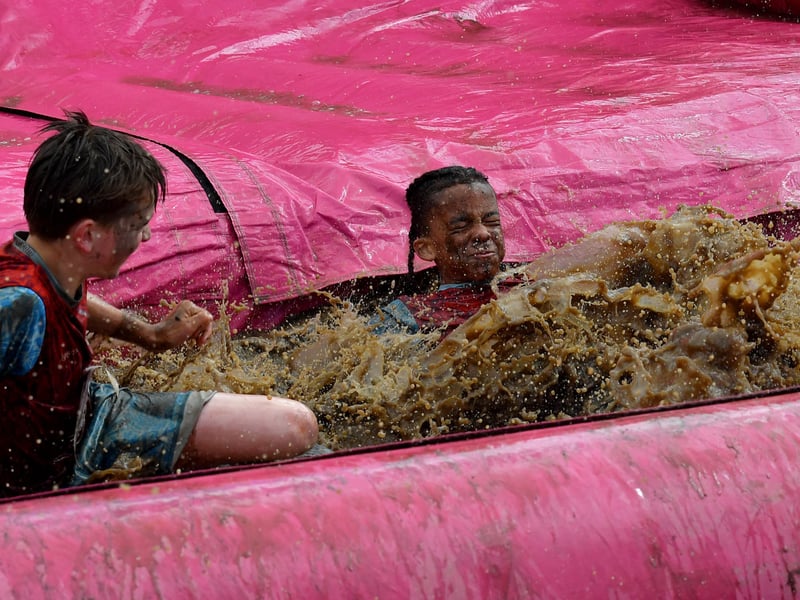 Race For Life Pretty Muddy event at Sandwell Valley