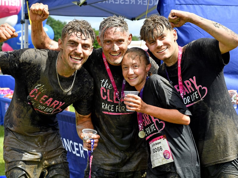 Race For Life Pretty Muddy event at Sandwell Valley Park.