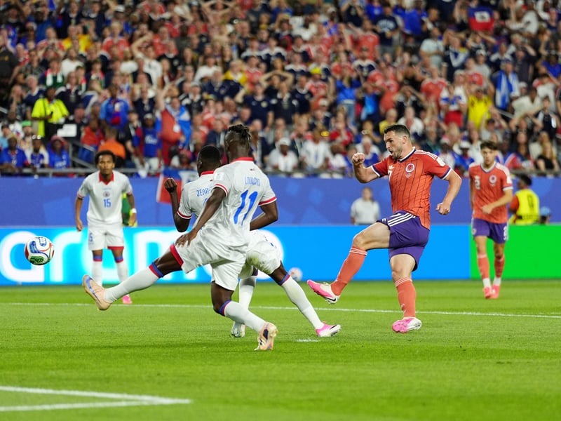 Ended a 28-year wait for Scotland goalscorer at the World Cup with his opener. Timed his run well to meet a rebound - although it needed a deflection to go in. Ought to have scored a second but dragged a shot wide. Replaced by McLean towards end. 8